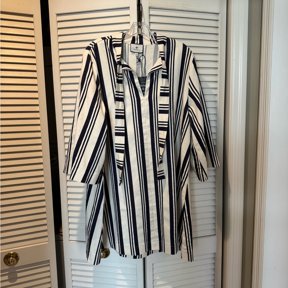 Tuckernuck Cotton Nautical a-line dress